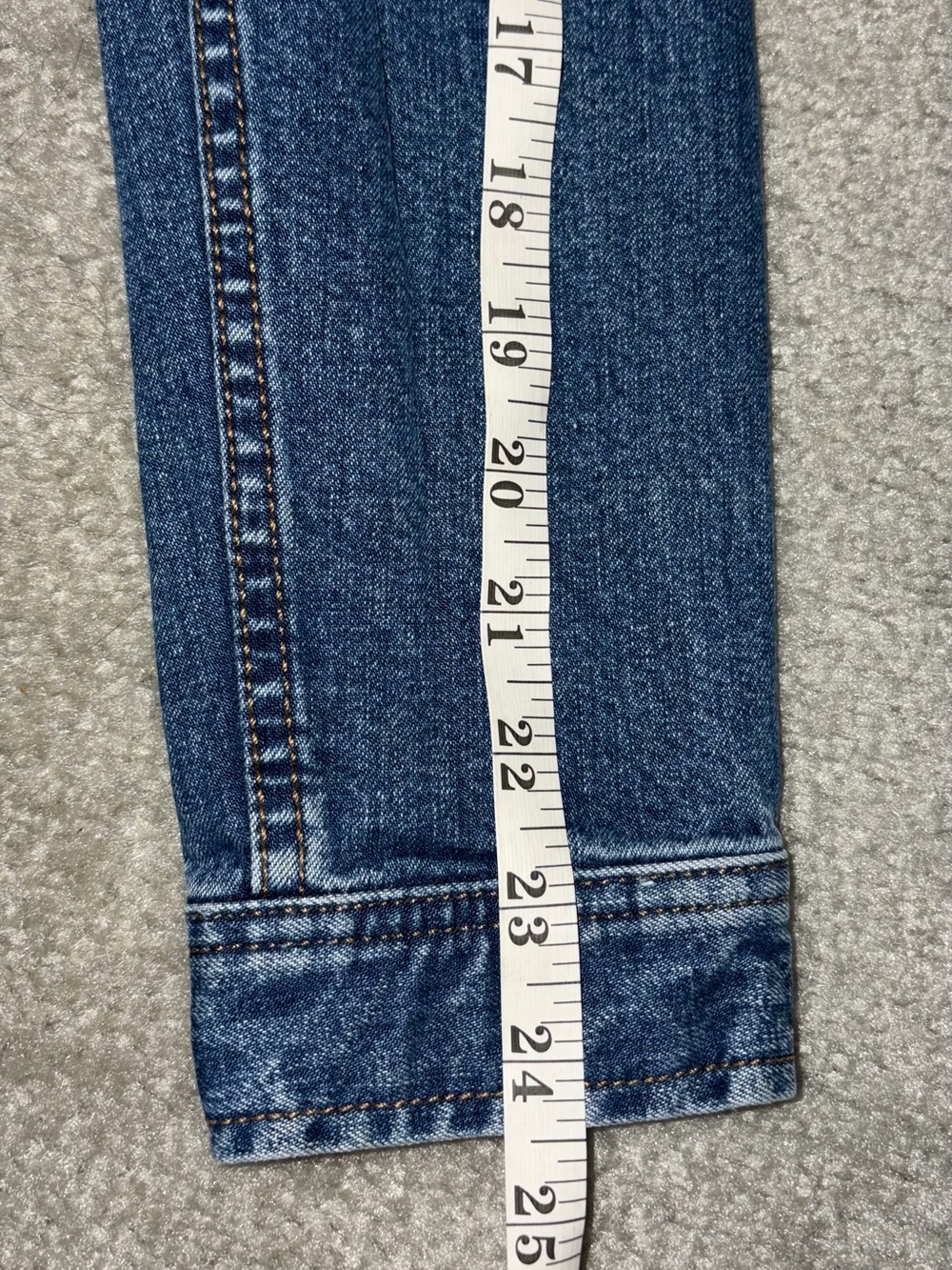 Lauren Jeans Co Ralph Lauren Classic Dark Blue Denim Jacket - Picture 9 of 9